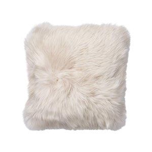 Natures Collection Linen New Zealand Sheepskin Pillow